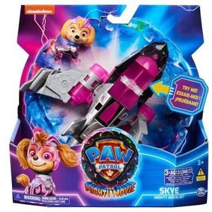PAW Patrol The Mighty Movie - Vliegtuig met Skye-actiefiguur licht en geluid