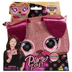 87754 Purse Pets Interactieve Tas & Knuffel met verlichte regenboogogen