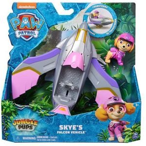 PAW Patrol Jungle Pups - Skye's Valk-voertuig - speelgoedvliegtuig met speelfiguur