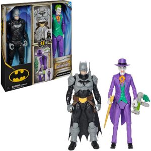 DC Comics - Batman Adventures Batman vs The Joker-actiefigurenset - 2 figuren - 12 pantseraccessoires - 30 cm