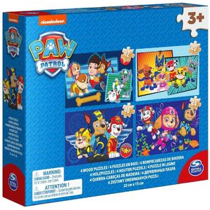 Paw Patrol 4 in 1 Puzzel