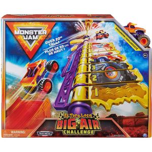 Monster Jam - Set van 2 voertuigen Die Cast 1:64 - Officiële Monster Trucks voertuigen om te verzamelen schaal 1:64 - Speelgoed voor kinderen vanaf 3 jaar - Willekeurig model