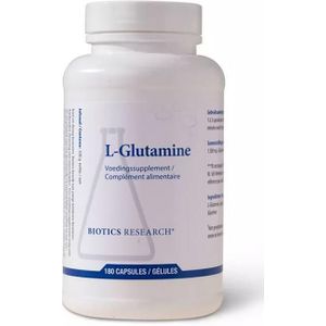 Biotics L-glutamine 500mg Capsules 180 stuks