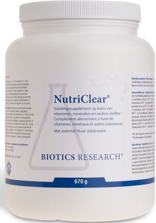 Biotics Nutriclear - 670 gram - Probiotica