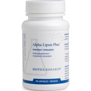 Biotics Alpha Lipon Plus (Liponzuur) 90 capsules  -  Energetica Natura