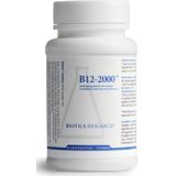 Biotics - B12-2000 - Tabletten - 2000 mcg - Verrijkt met Vitamine B6 en Foliumzuur