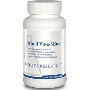 Biotics - Multi Vit-a-Mins Tabletten - Multivitamine - 180st - Plantaardig