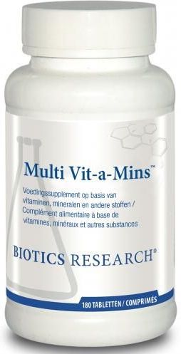 Biotics - Multi Vit-a-Mins Tabletten - Multivitamine - 180st - Plantaardig