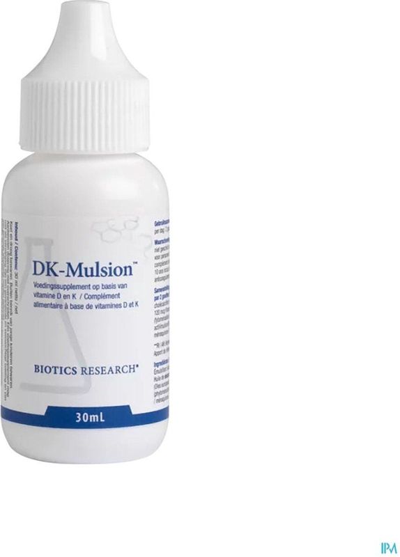 Biotics - DK-Mulsion - Micro-emulsie - 30 ml - Vitamine D3 K1 K2