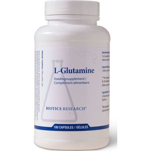 Biotics L-Glutamine 500mg 180 capsules  -  Energetica Natura