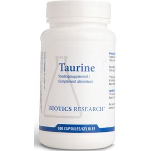 Biotics - Taurine 500 mg - Voedingssupplement - 100 Capsules