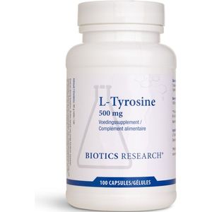 Biotics L-Tyrosine 500mg 100 capsules  -  Energetica Natura