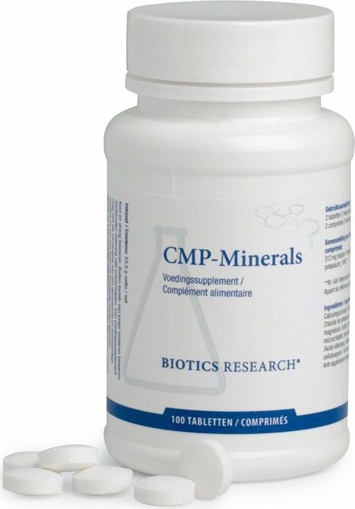 Biotics - CMP-Minerals - Tabletten - Magnesium - Voedingssupplement met Calcium en Kalium