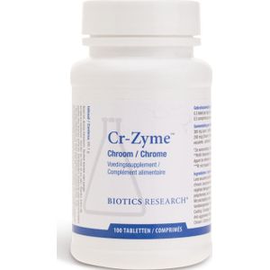 Biotics Cr-Zyme gistvrij 200mcg 100 tabletten