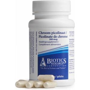 Biotics Chroom Picolinaat 200mcg Capsules