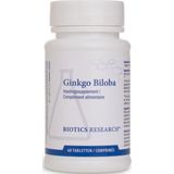 Biotics - Ginkgo Biloba - Kruidenpreparaat - 60 Tabletten - 24% Extract
