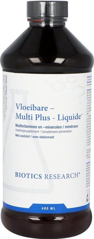 Biotics - Multi Plus - Vloeibaar - Multivitamine - 500ml - Voedingssupplement
