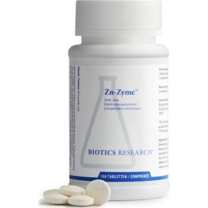 Biotics - Zn-Zyme Tabletten - Zink - 90 Stuks