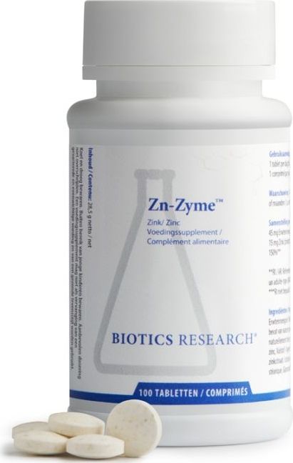 Biotics - Zn-Zyme Tabletten - Zink - 90 Stuks