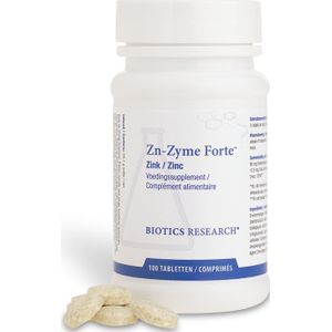 Biotics - Zn-Zyme Forte - Mineralenpreparaat - 25 mg - 100 Tabletten