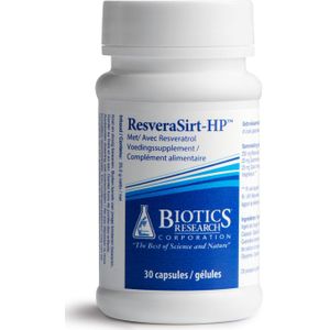 Biotics - Resverasirt-HP - Kruidenpreparaat - 30 Capsules