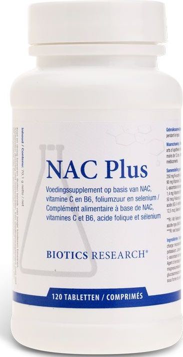 Biotics - NAC Plus - Tabletten - Voedingssupplement