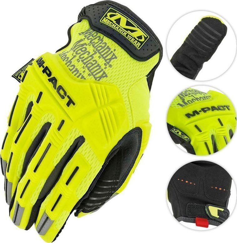 Mechanix Wear - M-Pact Hi-Viz - Werkhandschoenen - Hoge Zichtbaarheid