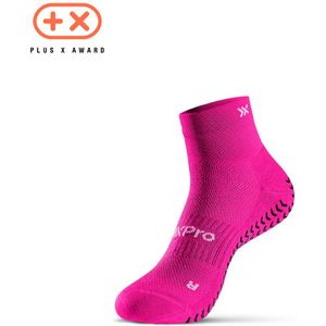 SOXPro Sprint, anti-slip sokken, licht, met grip voor de wereld, roze, maat XS (EU 35-37)