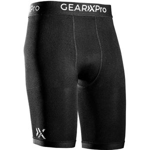 GEARX - Pro Recovery Short - Zwart - Compressiekousen - Ergonomisch Garen