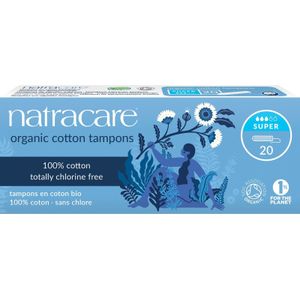 Natracare Cotton Tampons Super 20ST