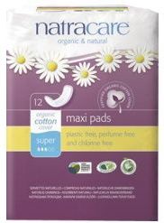 Natracare - Maandverband - Maxi Pads Super - 12 Stuks