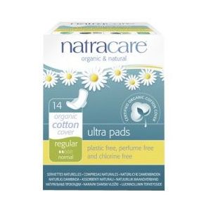 Natracare Coton bio Ultra Pads 14 Regular Flow