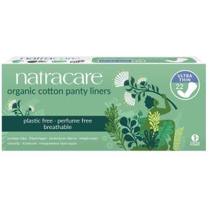 Natracare Panty Organic Cotton Panty Liners Ultra Thin 22 pcs