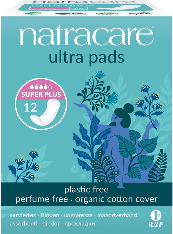 Natracare Maandverband Ultra Pads Super Plus 12 stuks