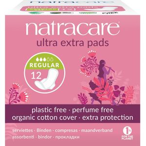Natracare Maandverband ultra extra normaal 12 stuks
