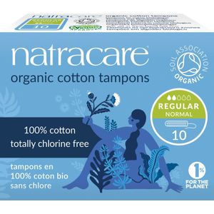 Natracare Tampons Katoen Normaal - 10 stuks
