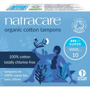 Natracare - Cotton Tampons - Super - 100% Biologisch Katoen