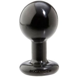 Doc Johnson Round - Buttplug - Zwart - Small - Ø 45 mm