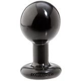 Round Butt Plug - Medium - Black