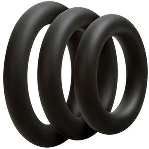 OptiMALE C-Ring 3 Set Black Thick