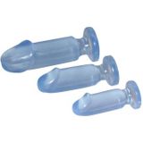 Doc Johnson Crystal Jellies Buttplug/anaaldildo Anal Starter Kit transparant - 9,65 cm