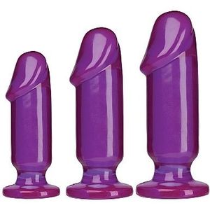Doc Johnson - Crystal Jellies Anal Starter Kit - Paars