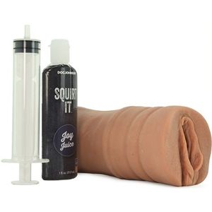 Squirt It - Squirting Pussy with 1 fl. oz. Joy Juice - Brown