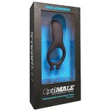 OptiMALE - Rechargeable Vibrating C-Ring - Black