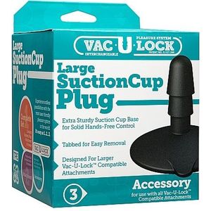 Vac-U-Lock - Zuignap Met Plug Voor Dildo's