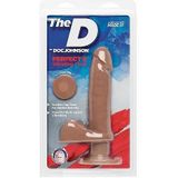 The D - Perfect D with Balls Vibrating - 7 Inch - Caramel