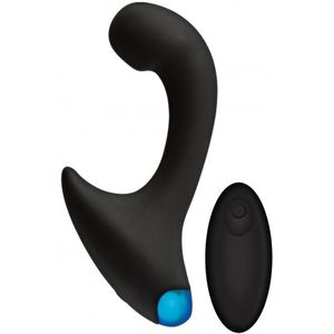 Vibrating P-Massager W/Remote-Black