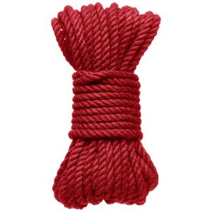 6mm Hemp Bondage Rope - 30 Ft. Red