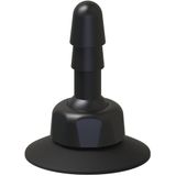 Deluxe 360° Swivel Suction Cup Plug - Black