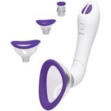 Doc Johnson - Bloom - Intimate Body Pump - Automatic - Vibrating - Rechargeable - Pumps Vagina Paars